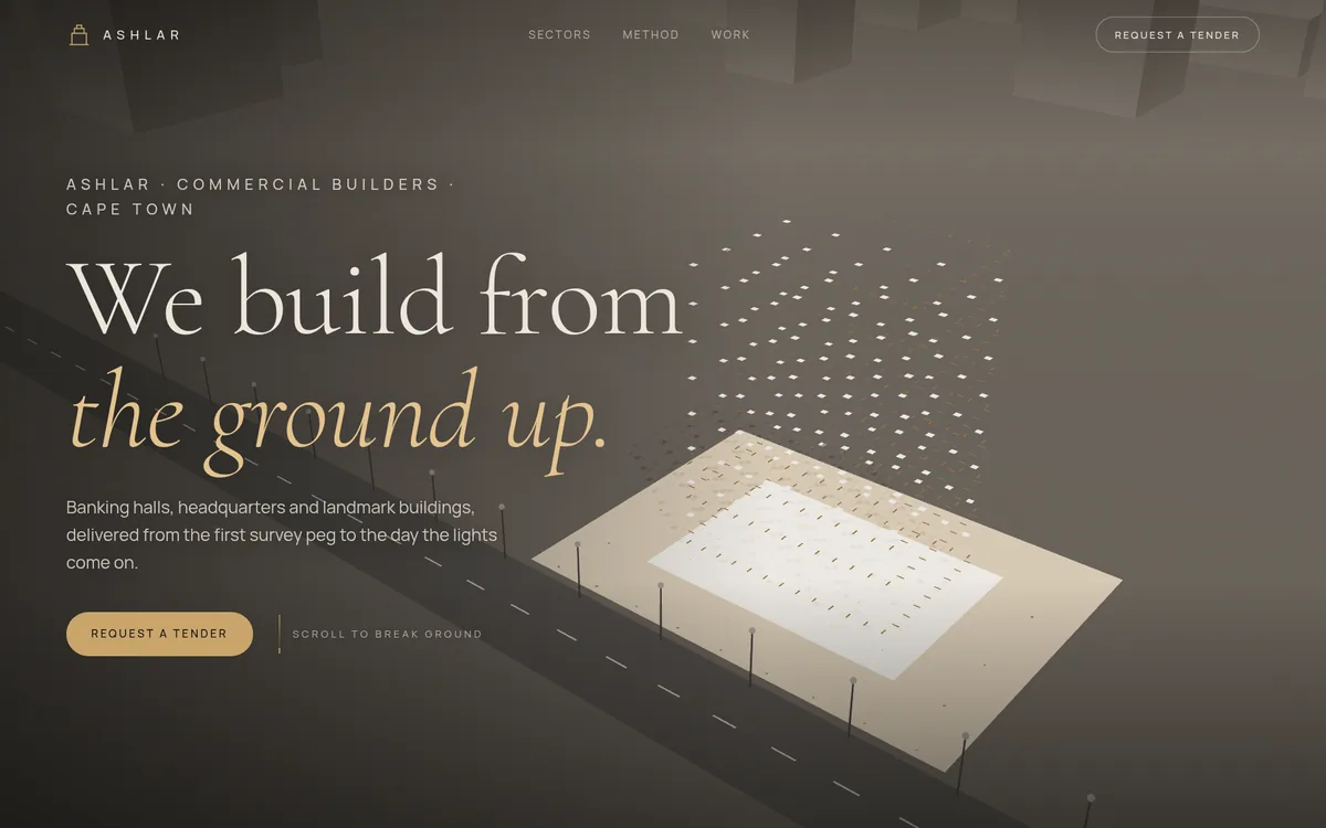 Ashlar commercial builder site