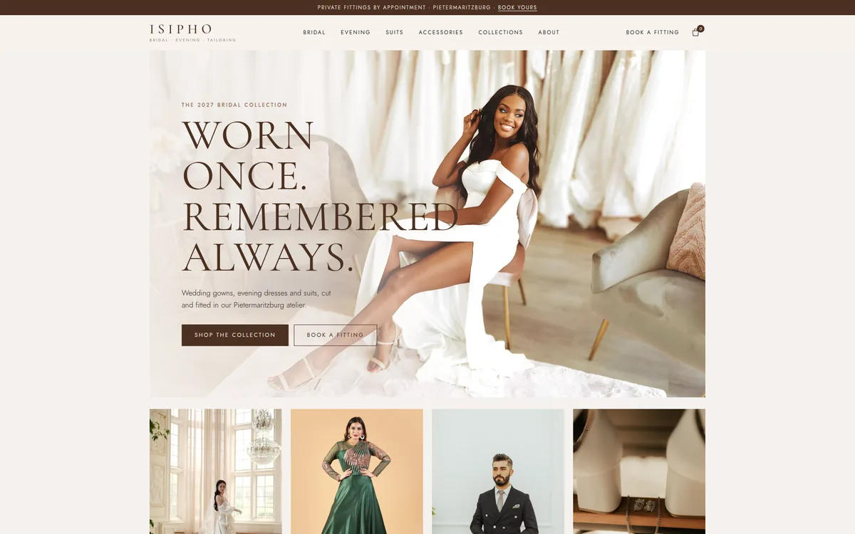ISIPHO bridal store